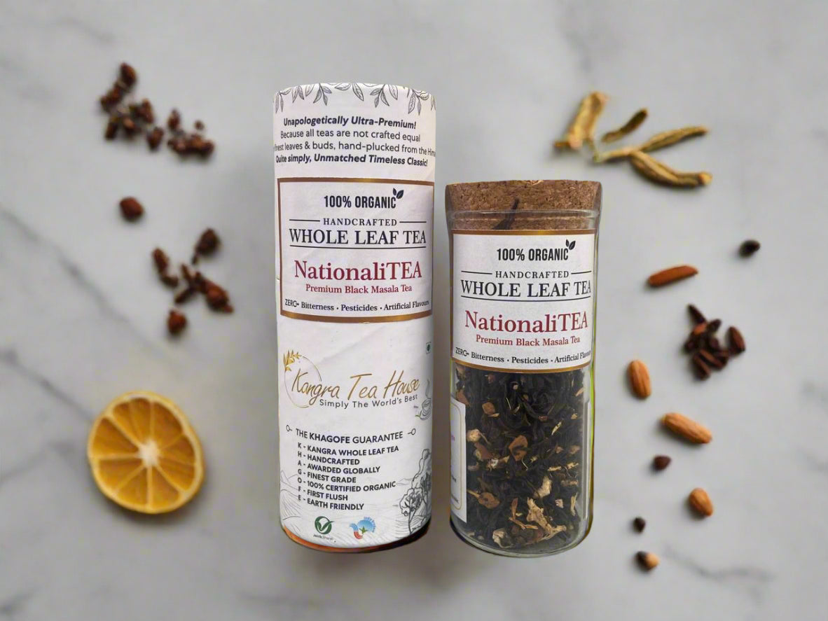 Black Masala Tea With spices