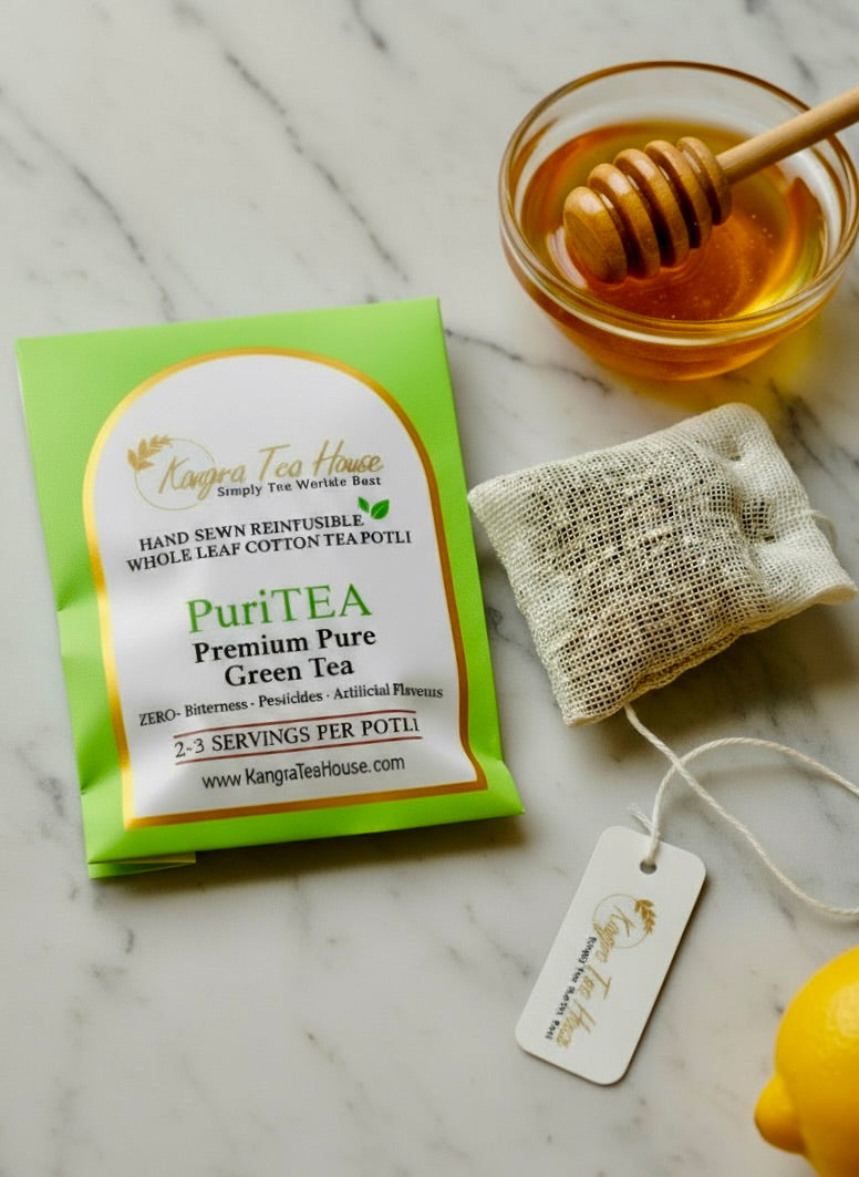 Premium Collection of Assorted Hand Sewn Cotton Tea Bags -  KTH DiversiTEA Pack of 8 Sampler Pack