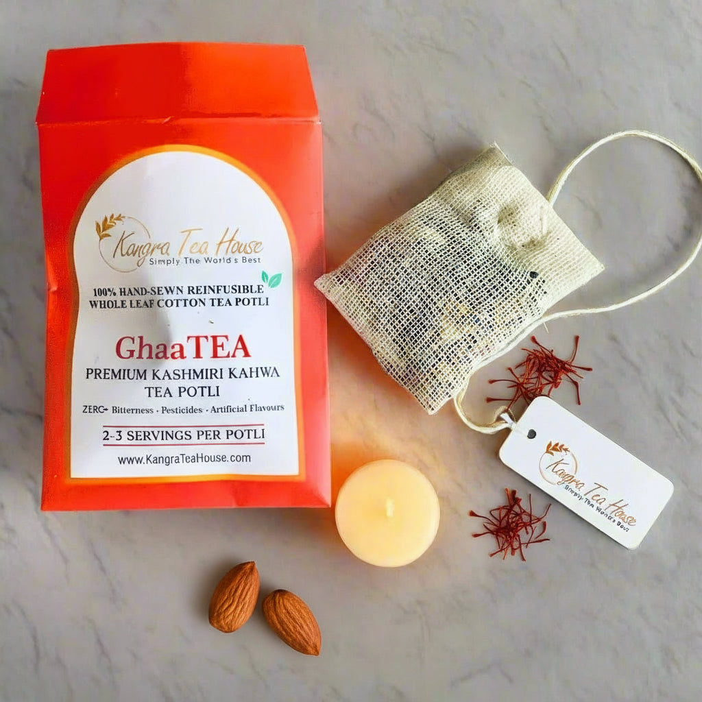 Premium Collection of Assorted Hand Sewn Cotton Tea Bags -  KTH DiversiTEA Pack of 8 Sampler Pack