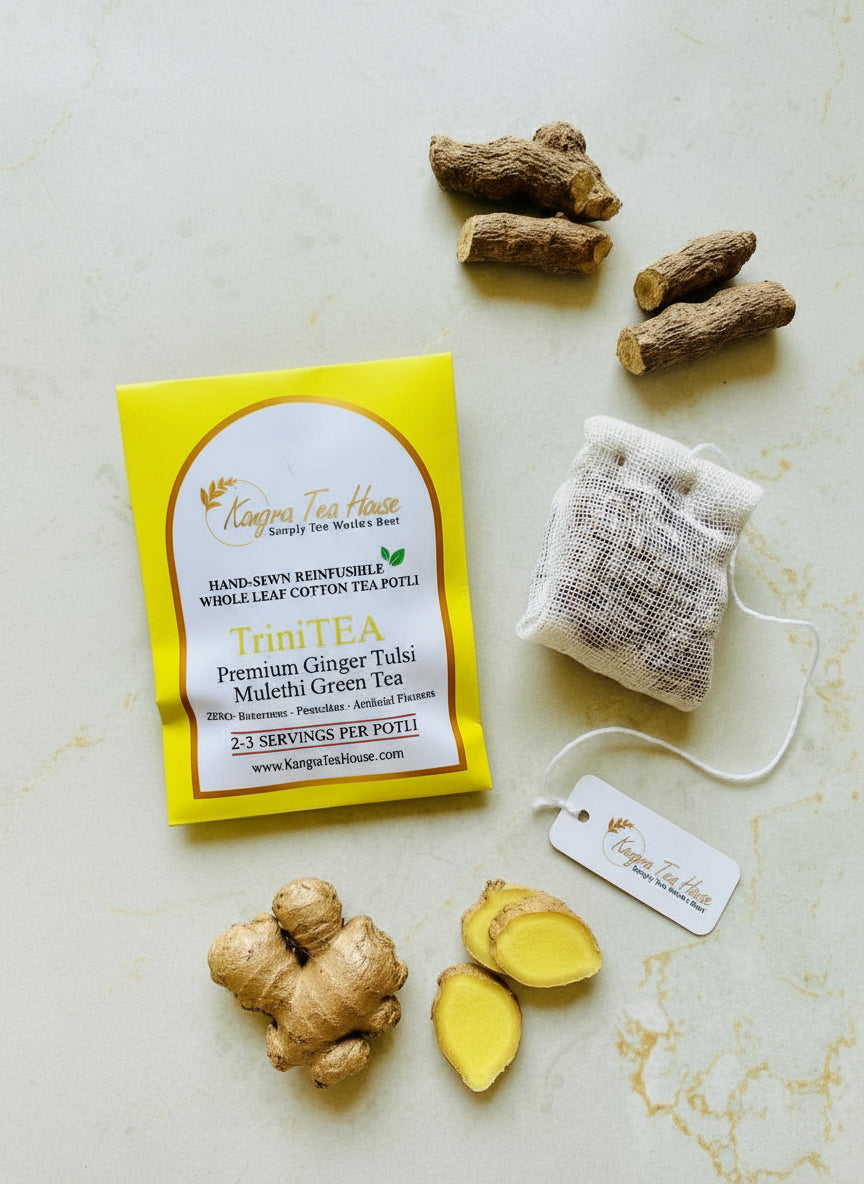 Premium Collection of Assorted Hand Sewn Cotton Tea Bags -  KTH DiversiTEA Pack of 8 Sampler Pack