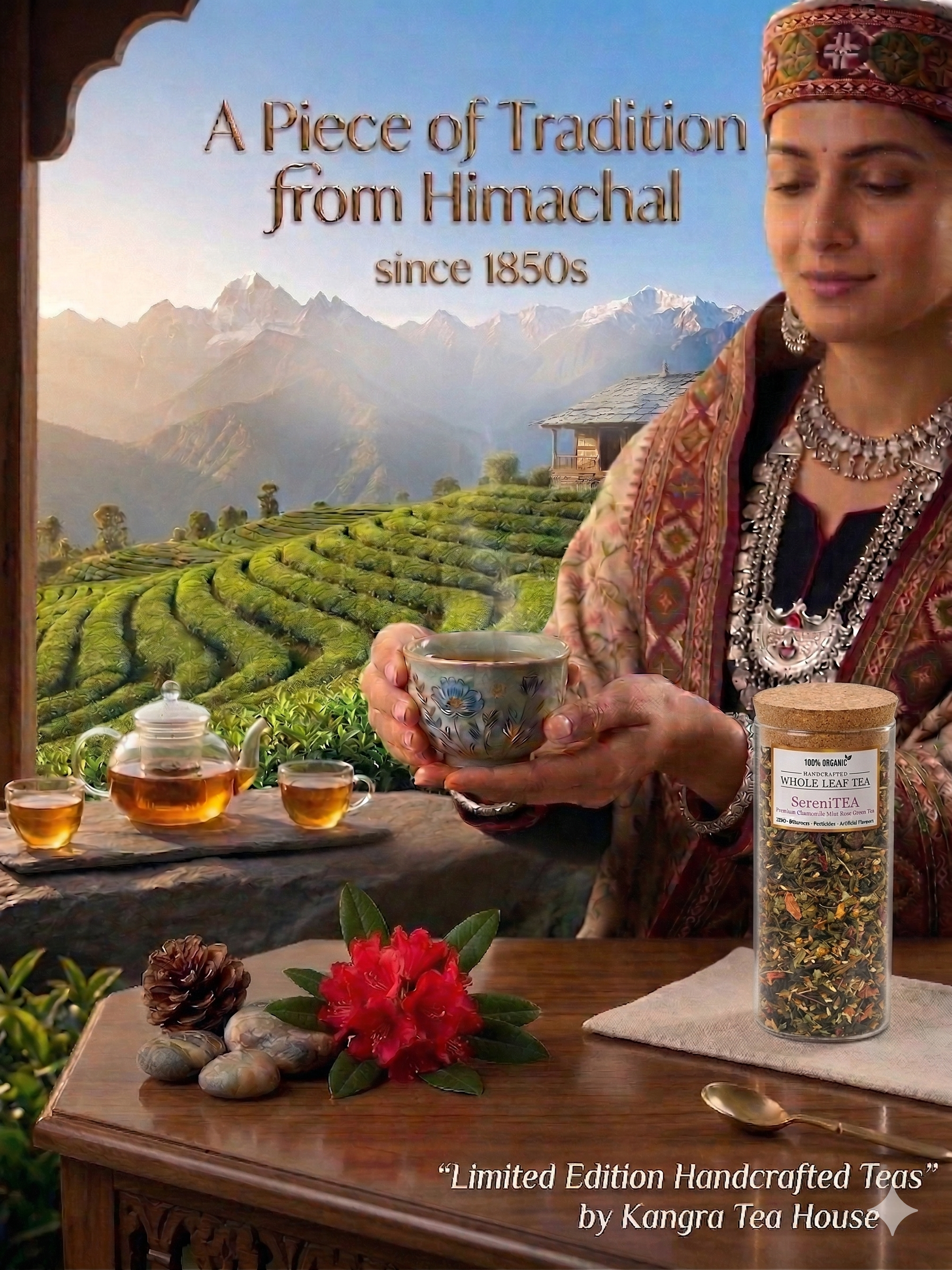 Kangra Tea House tradition – handcrafted organic teas from Himachal Pradesh
