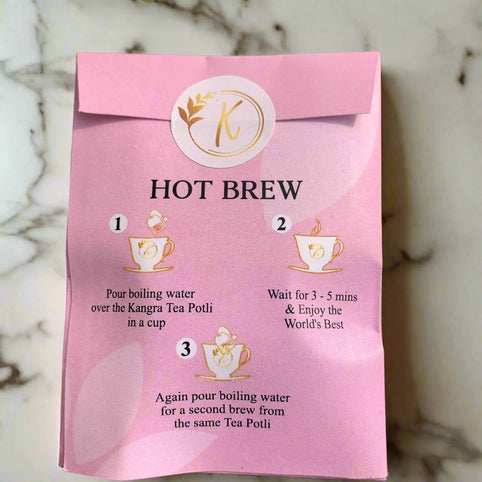 100% Hand-Sewn Premium Hibiscus Rose Green Tea Bags (BeauTEA Pack of 6 Reinfusible Potlis)