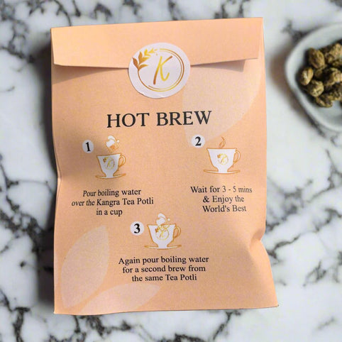 Black Tea 0% Bitterness  100% Hand-Sewn Premium Cotton Tea Bags (YeTEA Pack of 6 Reinfusible Potlis)