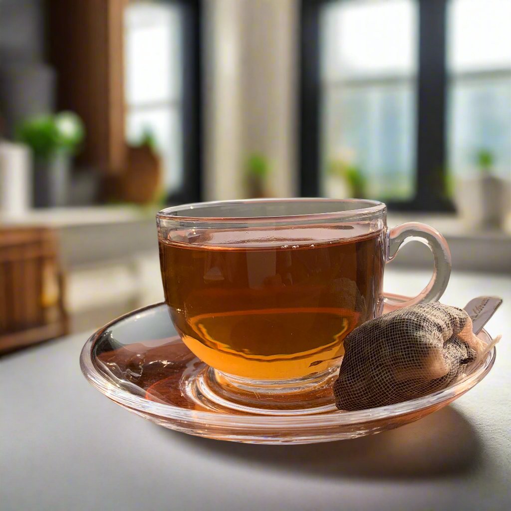 Black Tea 0% Bitterness  100% Hand-Sewn Premium Cotton Tea Bags (YeTEA Pack of 6 Reinfusible Potlis)