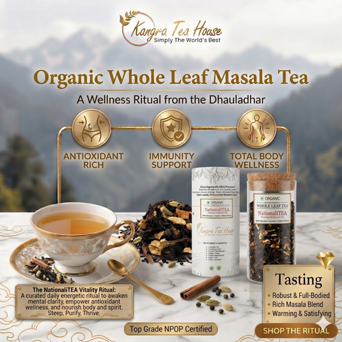 NationaliTEA organic whole leaf masala tea  – good for diabetes and weight loss – Kangra Tea House