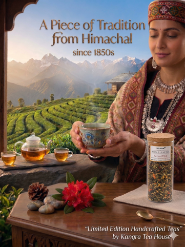 Kangra Tea House brand story – organic Himalayan tea heritage