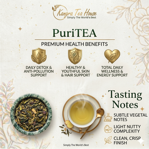 PuriTEA organic first flush Kangra green weight loss tea – Kangra Tea House