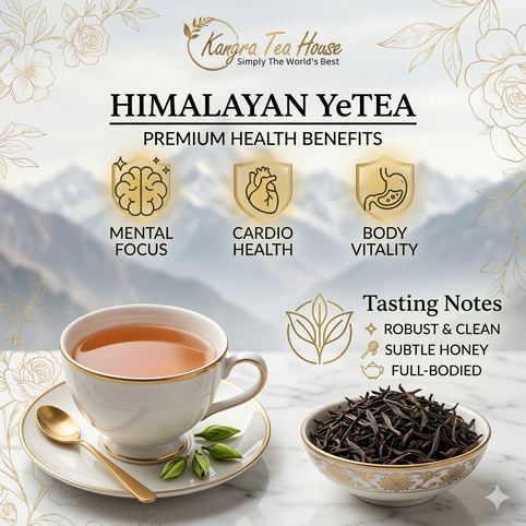 Black Tea 0% Bitterness Hand-Sewn Premium Cotton Tea Bags (YeTEA Pack of 6 Reinfusible Potlis)