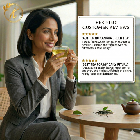 Customer reviews for GhaaTEA Kashmiri kahwa with saffron and almonds – Kangra Tea House