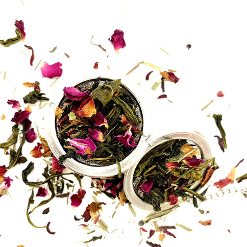 Premium Organic First Flush Hibiscus Rose Whole Leaf Green Tea - BeauTEA - Kangra Tea House