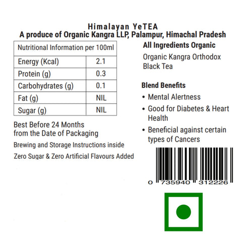 YeTEA orthodox black tea First Flush – Kangra Tea House